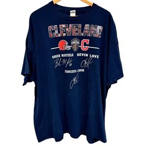 Cleveland Cavaliers‎ Browns Baker Mayfield Kevin Love T-Shirt 3XL